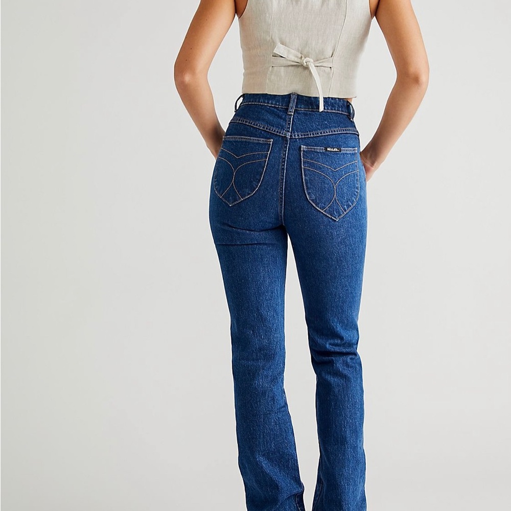 Rollas Original Straight Jean in Sadie Blue